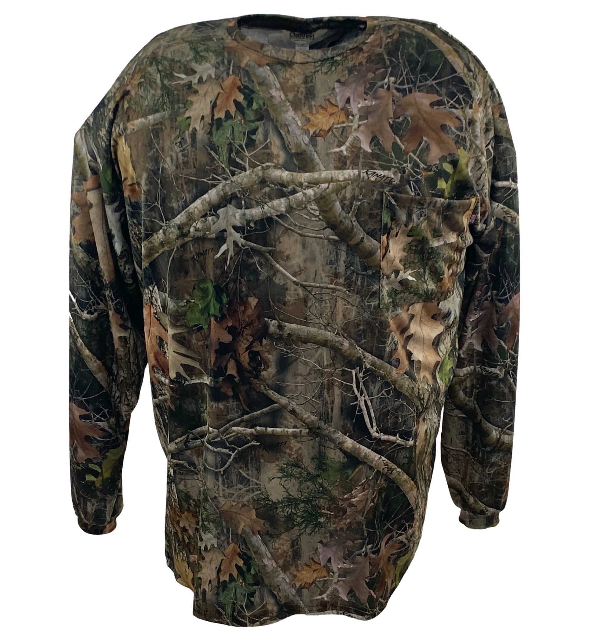 Big & Tall Kanati Camo Long Sleeve Hunting T-Shirt 3XL / Kanati Camouflage
